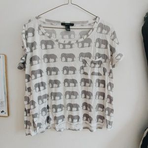 *SOLD* Forever 21 Elephant Top