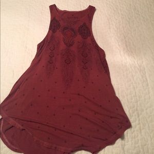 Soft and Sexy Red/Gray Tank