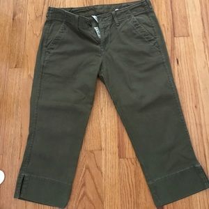 Lucky Brand green Capri pants