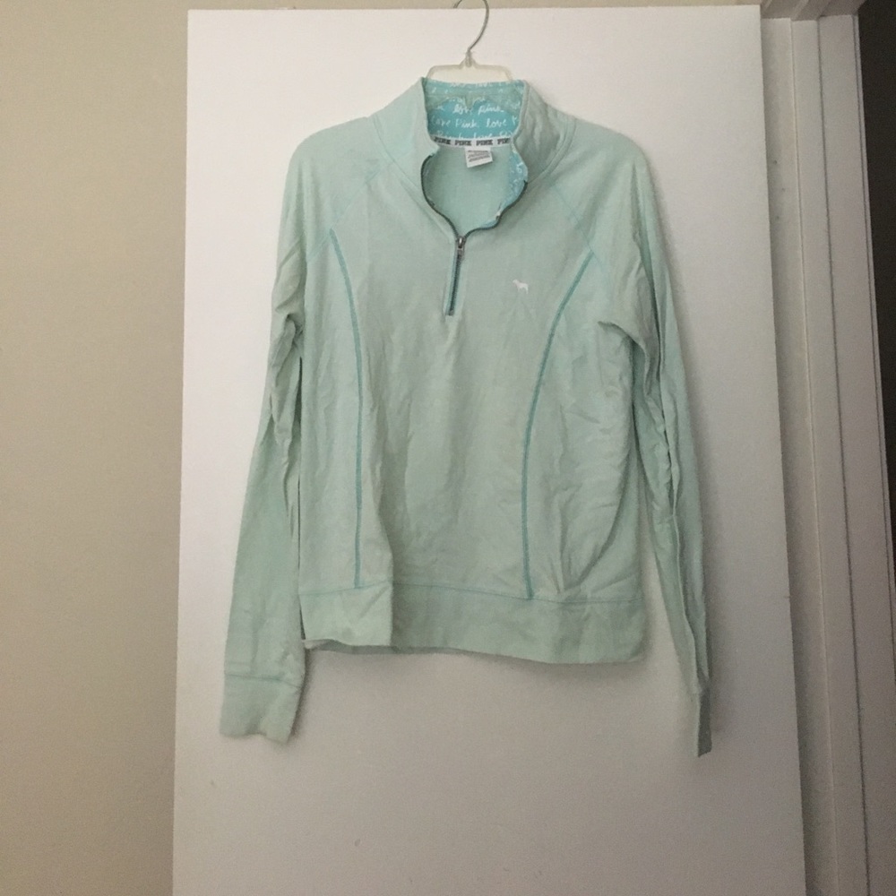 VS Pink mint pullover