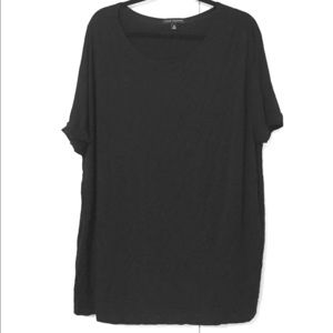 Active Collections Loose Drapey Tee Black Medium