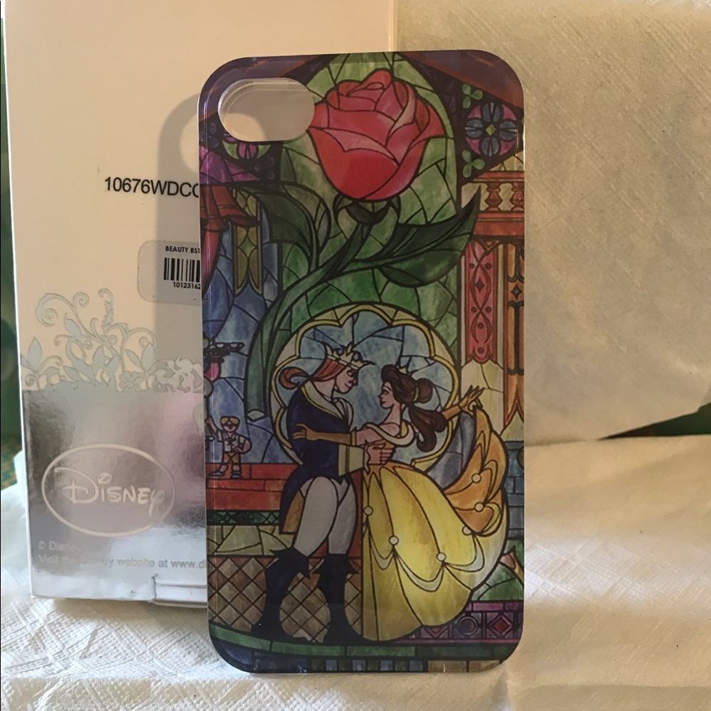 DISNEY BEAUTY & THE BEAST 4/4S CELL PHONE CASE