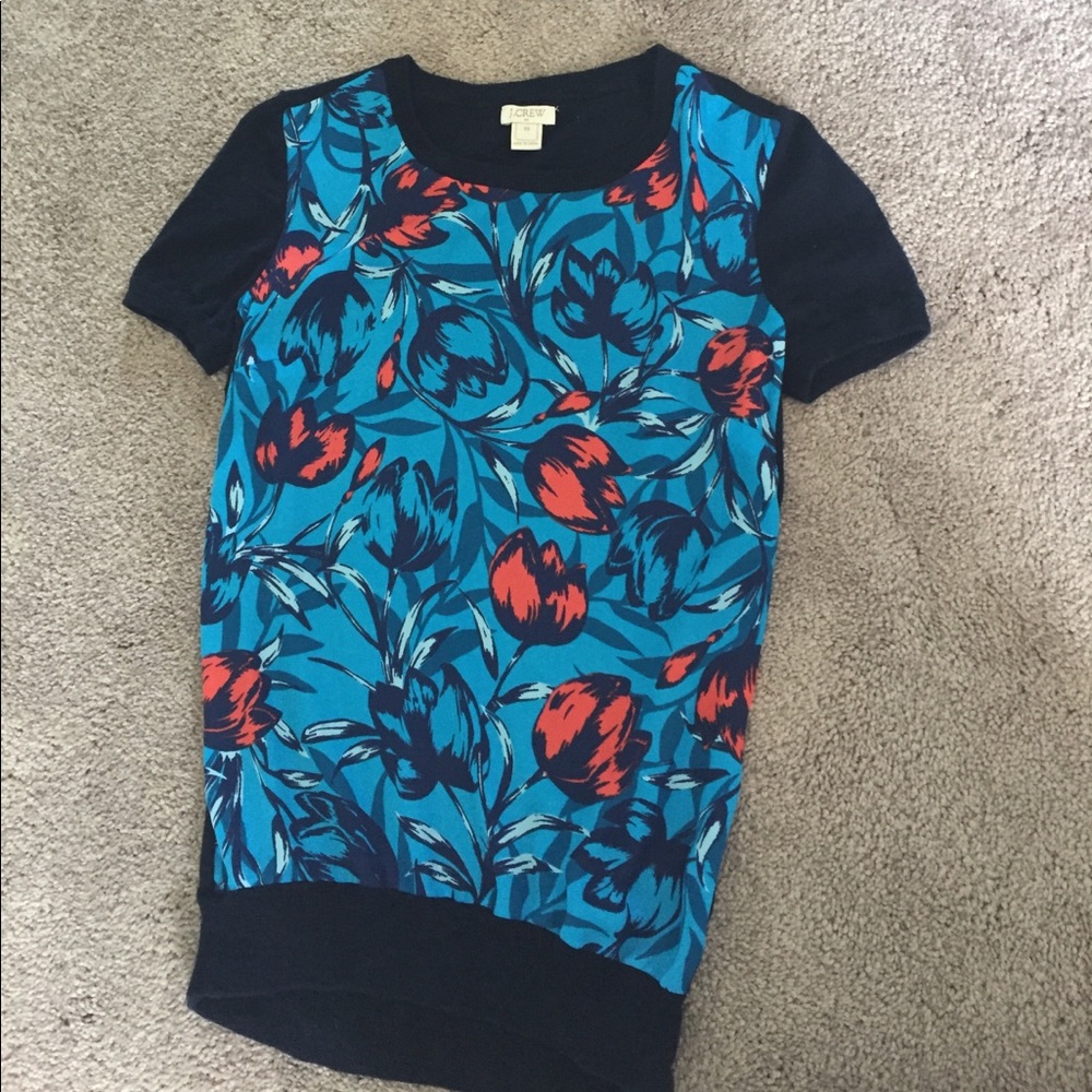Jcrew floral top