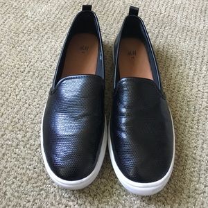 Faux Leather Sneakers