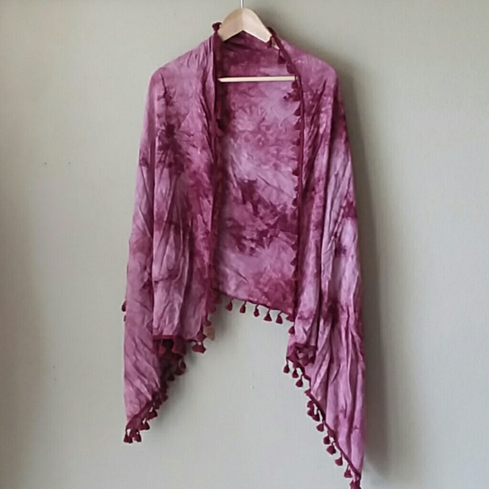 NWT Mudd Boho Fringe Scarf