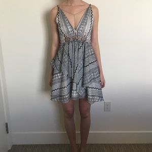 Free People Dress with Beading and Open Back