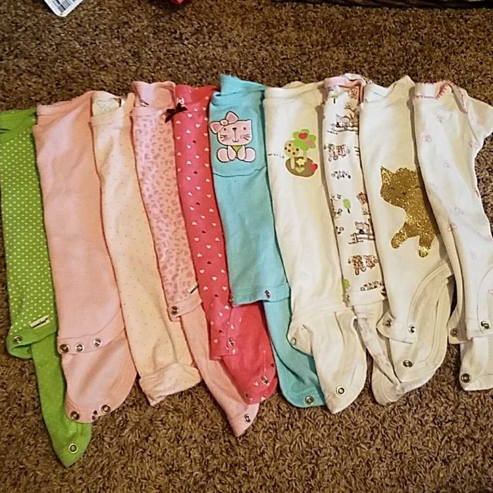 Lot of baby girl onesie