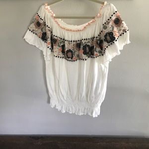 Off the shoulder free people top