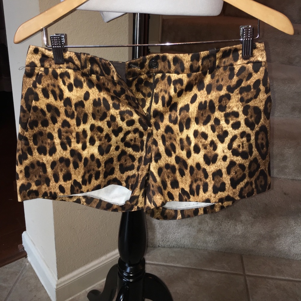 MK leopard shorts