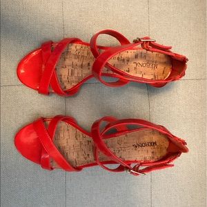 Merona wedge sandals, size 9.5