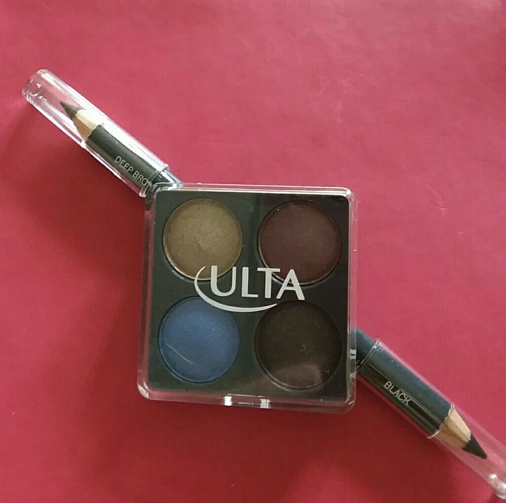 Ulta mini eyeshadow quad w/dual end eyeliner