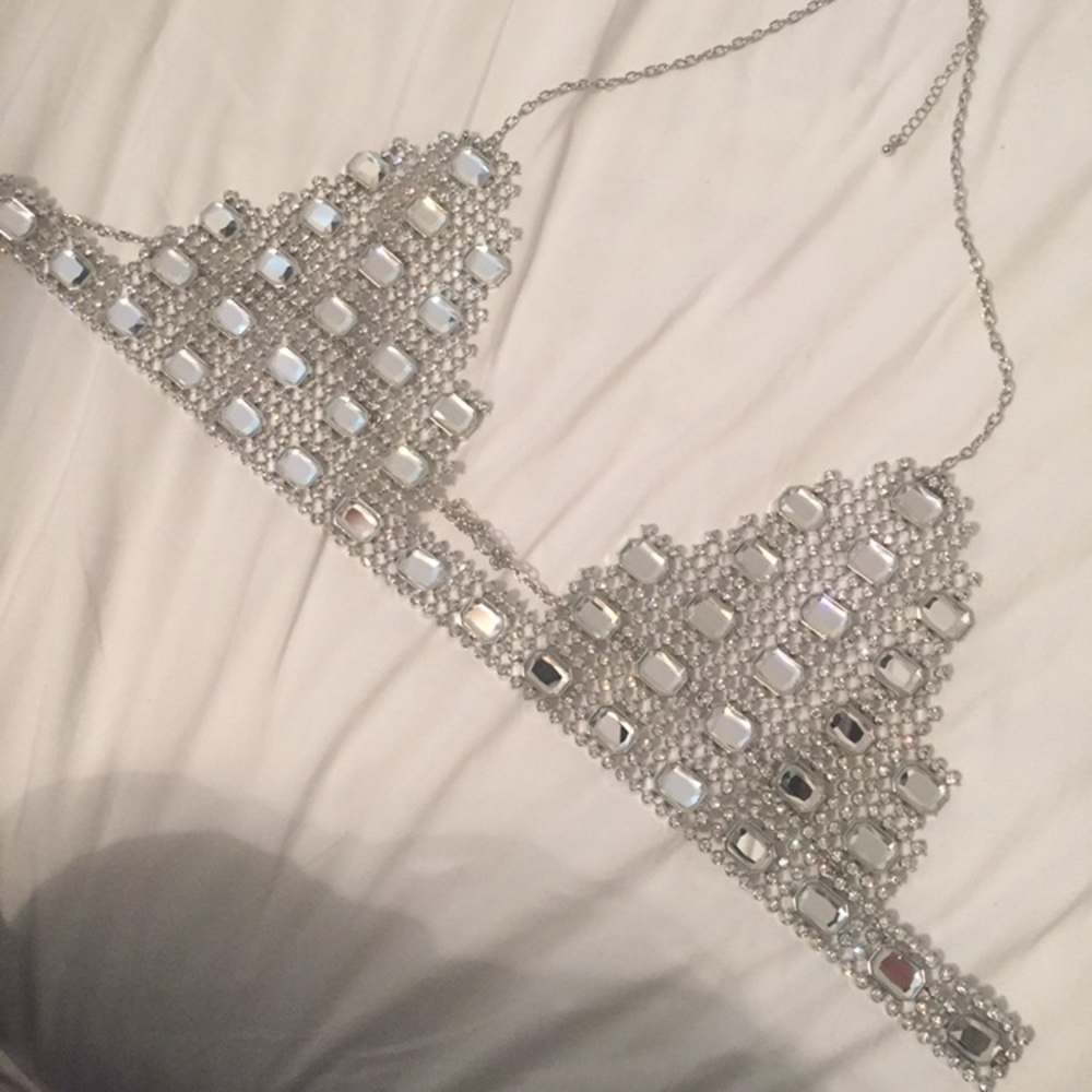 Windsor chain bralette bra