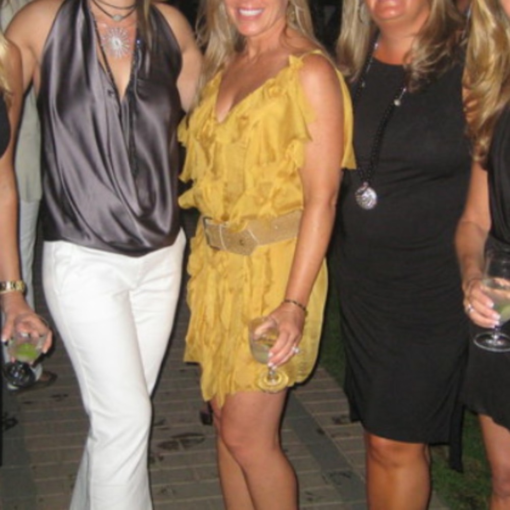 Catherine Malandrino silk couture dress