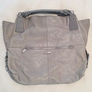Leather tote