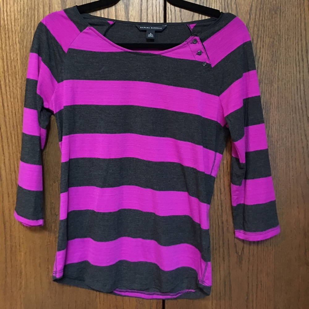 Small Striped Banana Republic shirt