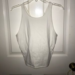 White crop top Abercrombie and fitch