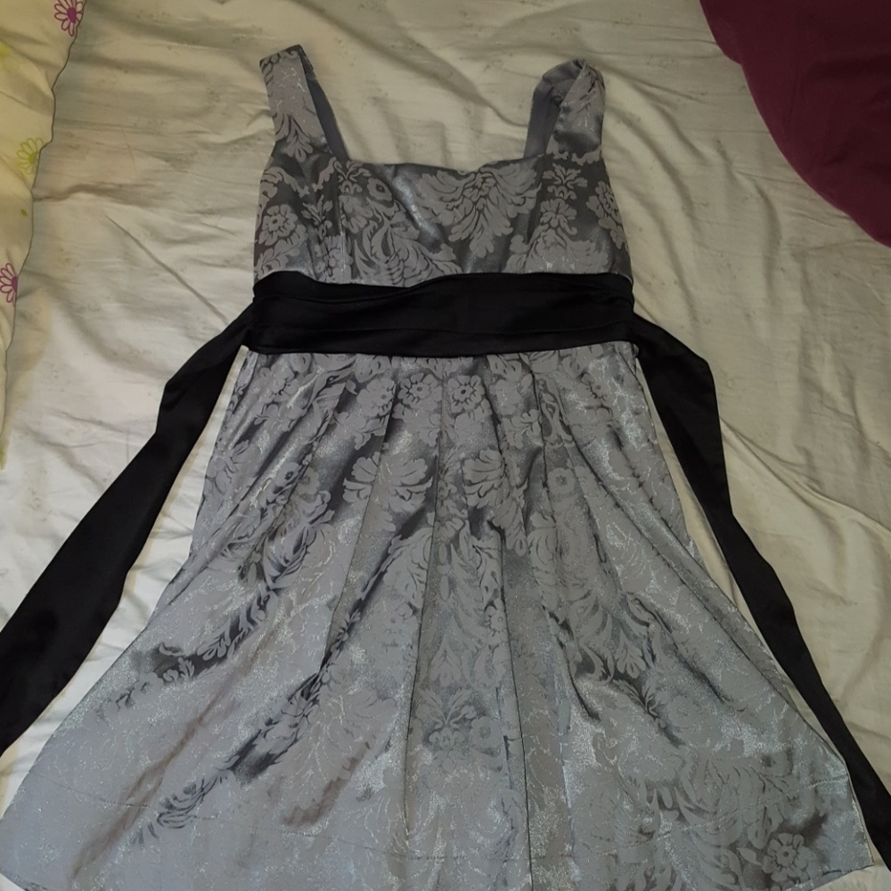 Grey City Triangles Dress