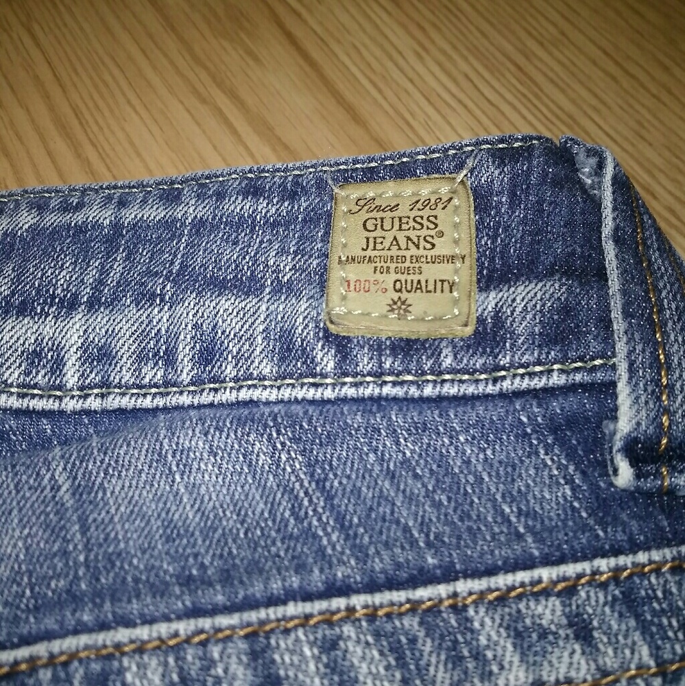 Guess jeans.  Name brand. Worn 3 times.