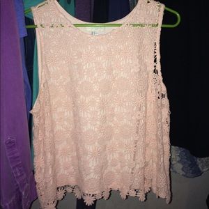 Forever 21 Pink Floral Shirt