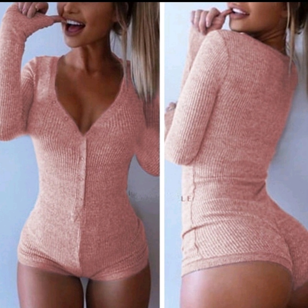 Sexy Bodycon Ribbed Romper **Just Arrived**