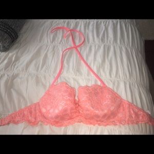 Coral Lace Victoria Secret Bathing Suit Top