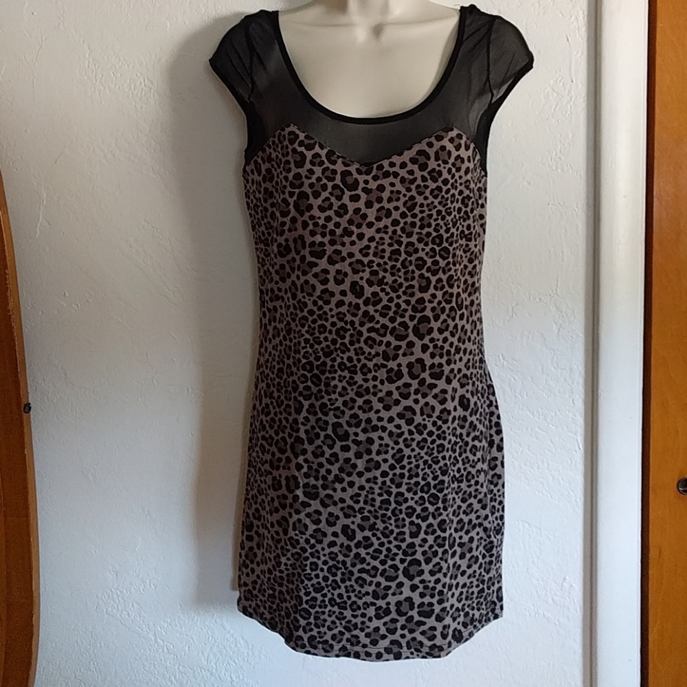 NWT H&M Cheetah Mini Dress
