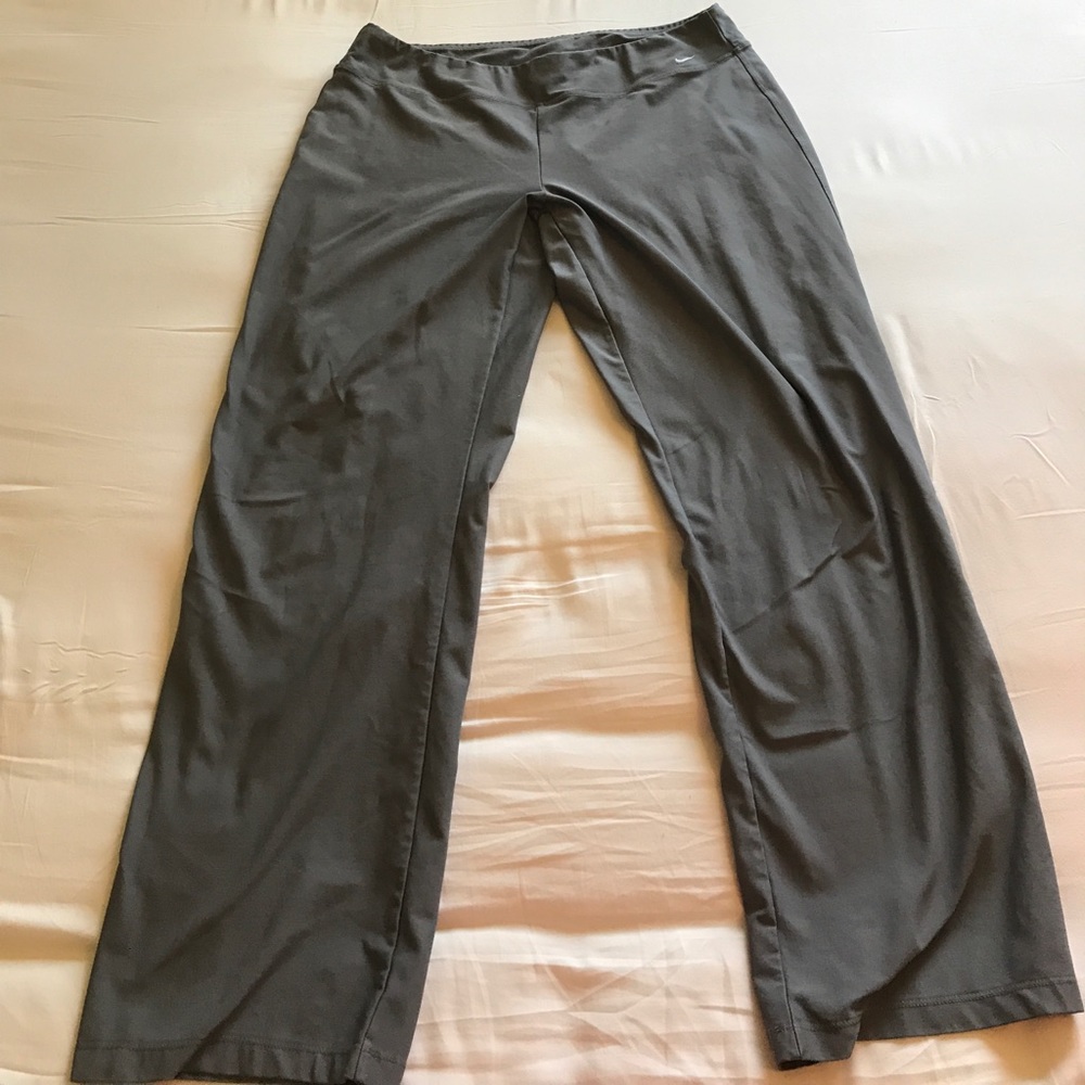 Nike long gray workout pants