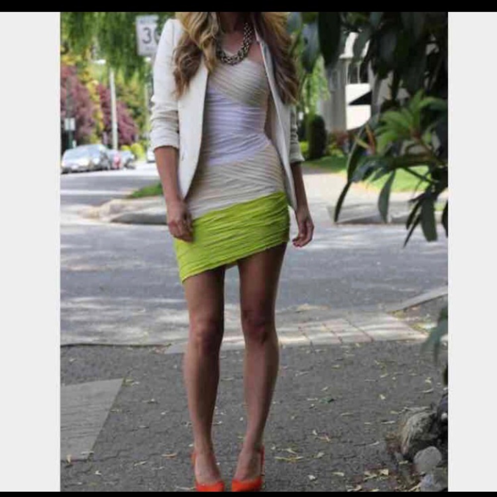 Bebe distress cocktail dress