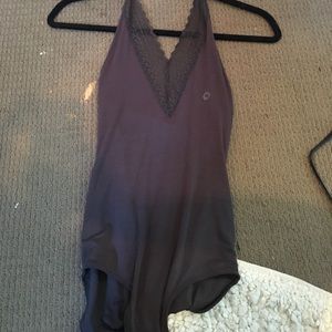 Grey/bluefish bodysuit