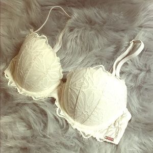 White Pink VS Bra