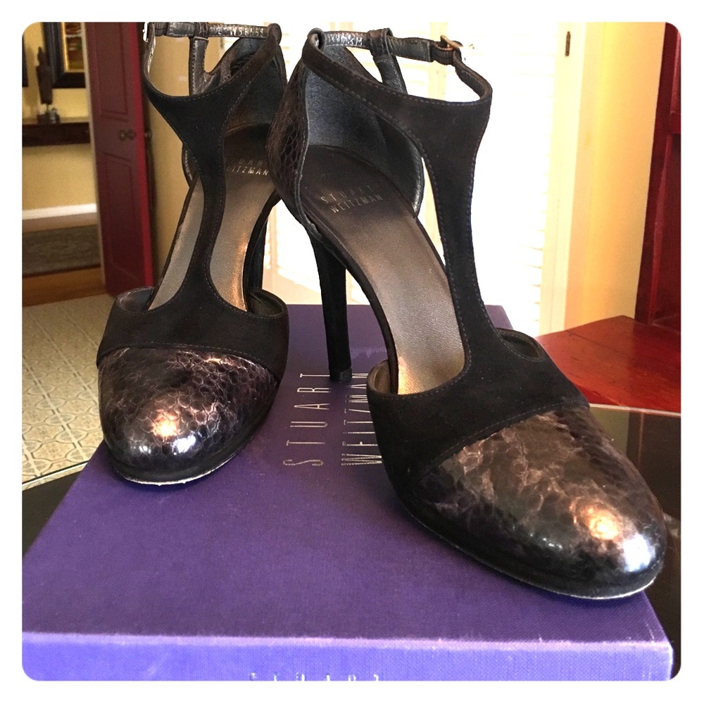 Stuart Weitzman TIRANA T Strap Heals.