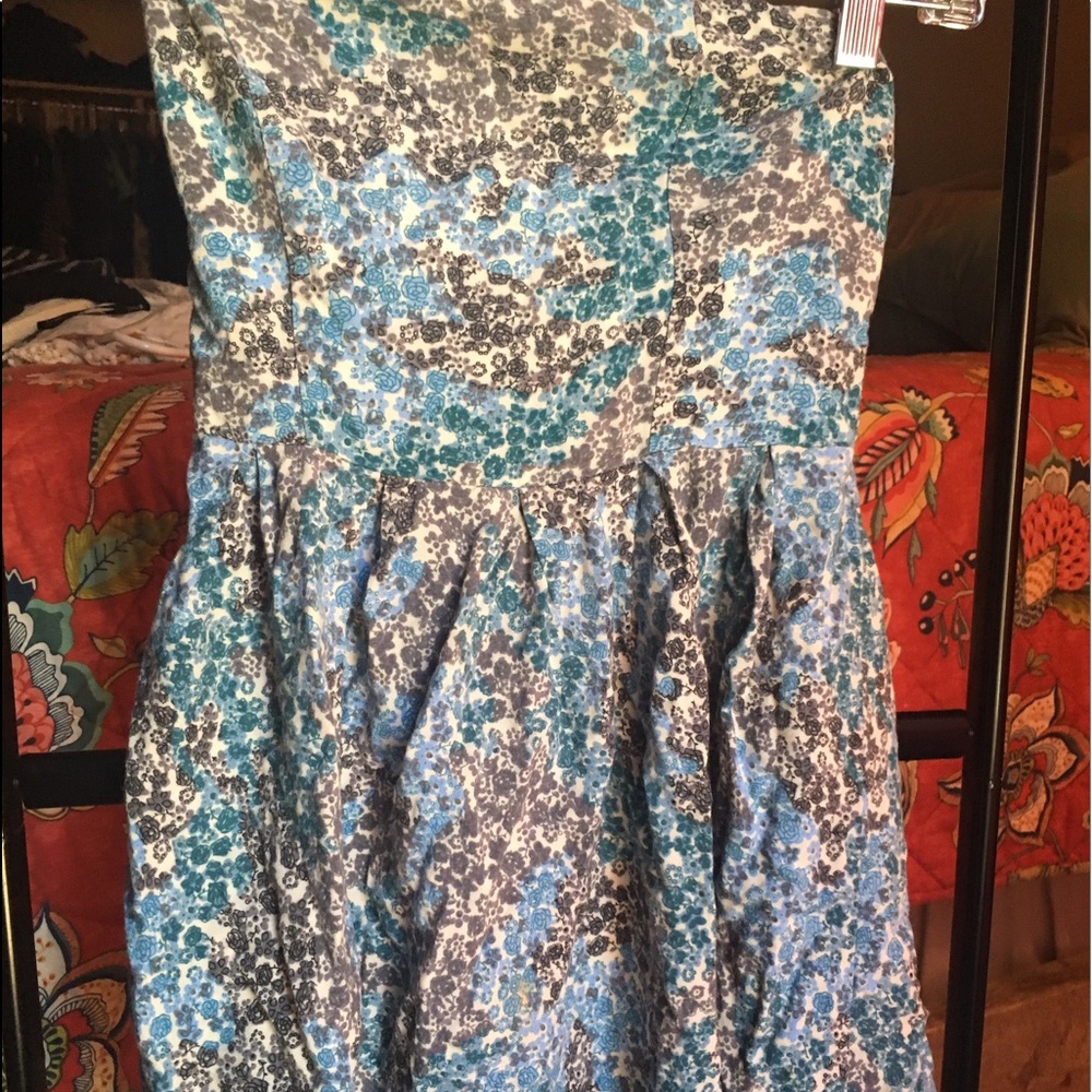 Forever 21 strapless mini sundress size small