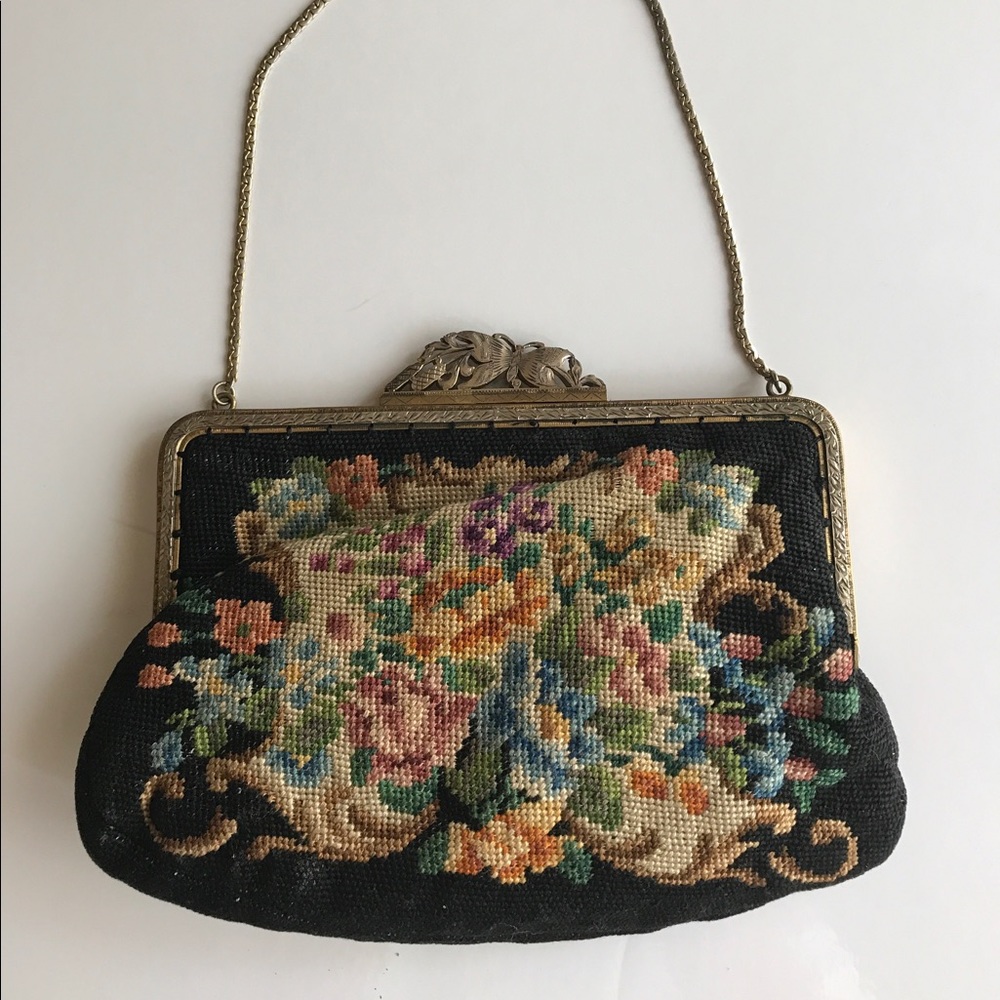 Vintage Embroidered Evening Purse 👛. Sweden 1940.