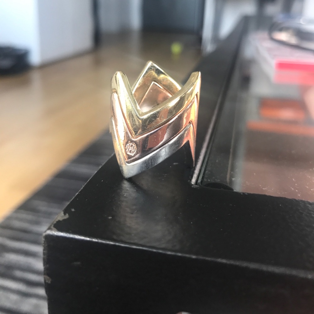 House of Harlow 1960 ring set, size 7