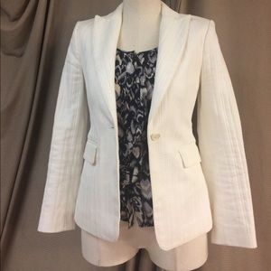 BCBG Maxxazria white blazer