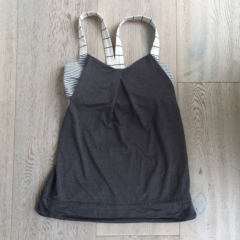 Lululemon Striped Run Tank
