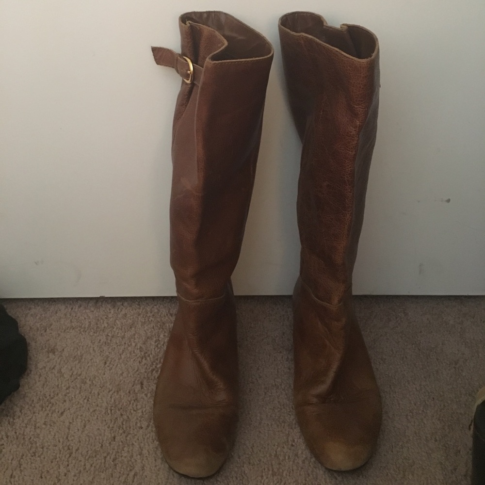 Steve Madden cognac intyce boots