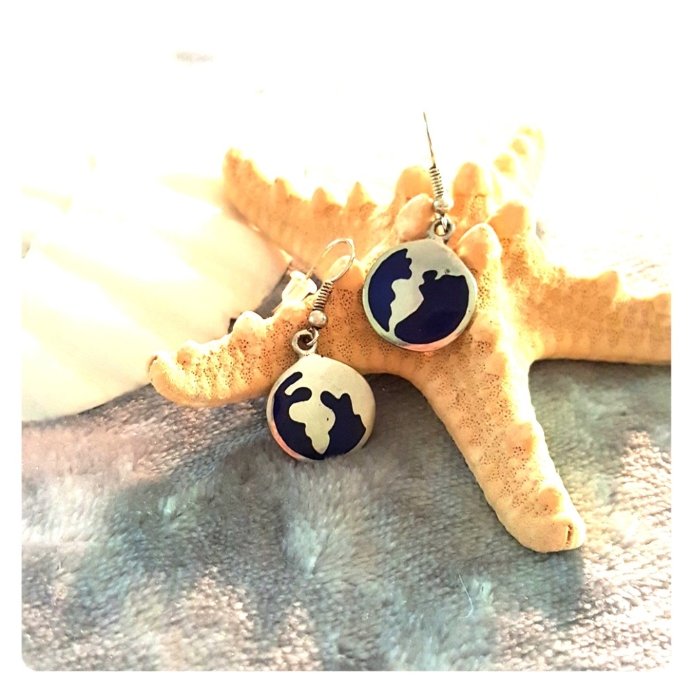 Mexican silver earrings!