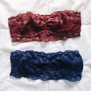 A&F Gilly Hicks Bandeaus SET OF TWO