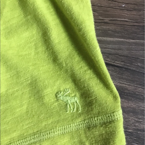 FIRM PRICE!! Abercrombie & Fitch olive top - Picture 4 of 4