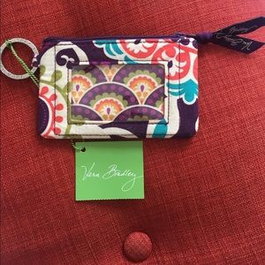 NEW Vera Bradley Zip ID Case - Plum Crazy