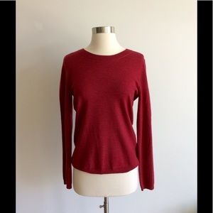 Banana Republic Red Merino Wool Sweater
