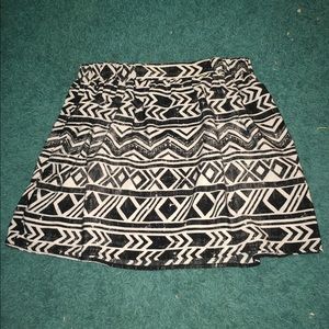 Aztec print skirt