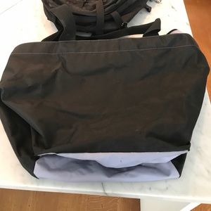 Herve Chapelier black and lavender tote