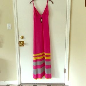 Josh Brody V-Neck Halter Dress