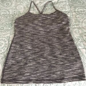 Lululemon power y tank 8 grey