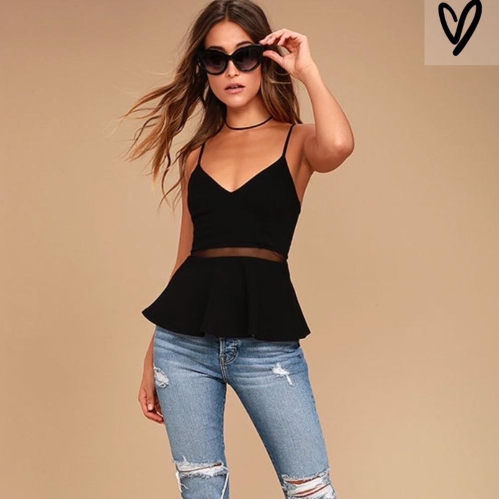 Lulu's peplum tank