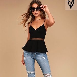 Lulu's peplum tank