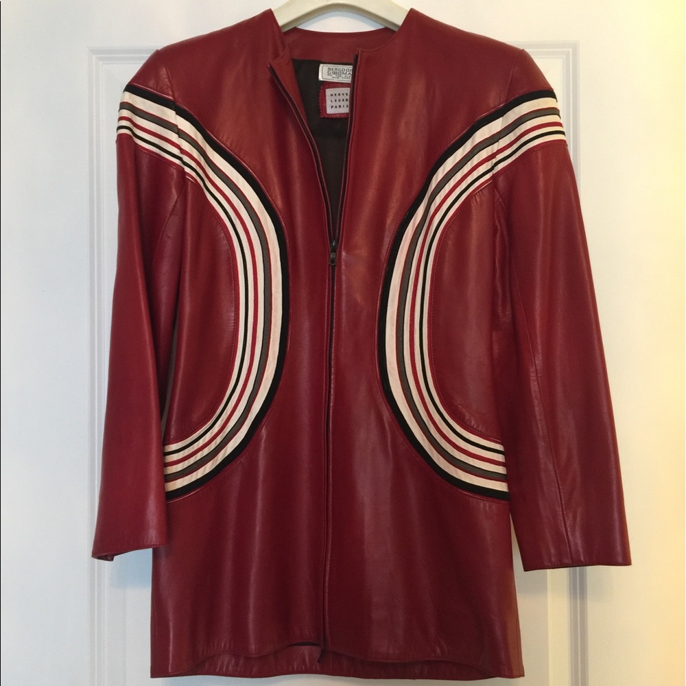 Red soft Leather Jacket