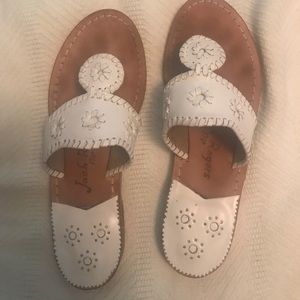 Size 7 white jack rogers.